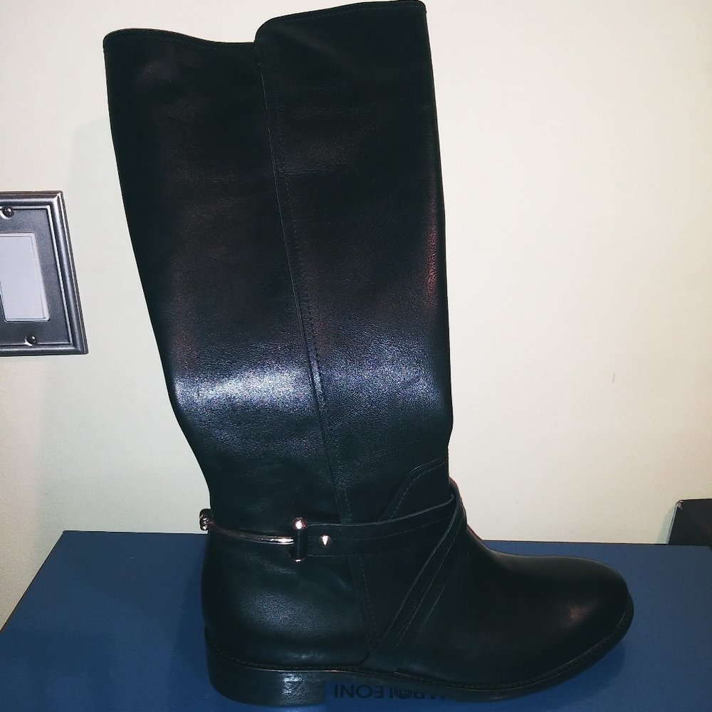 Italian leather riding boots